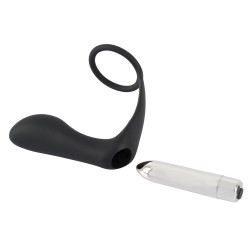 Black Velvets Cockring Plug Ring Ass 9 x 3.4cm